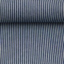 Swafing Emden Jeans Baumwolle Webware Stoff dunkelblau