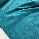 Swafing Juna Sweat Cord Stoff mit Elasthan petrol