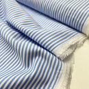 Cotton Baumwolle Webware Streifen blau