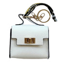Anhänger für Tasche oder Schlüssel Handtasche Candy chic weiß