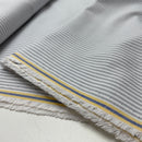 Westfalenstoffe Stoff Lyon Baumwolle Streifen hellgrau