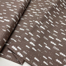 Swafing Wiebke Canvas Stoff Weihnachten Bäume taupe