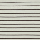 Kurzfloorfrottee Frottee Streifen ecru/taupe