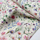 Westfalenstoffe Florenz Stoff Baumwolle Blumen offwhite