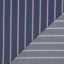 Denim Jeans Baumwolle Stoff Streifen blau