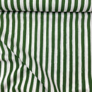 Mind the Maker Baumwoll Leinen Stoff Lined up grün