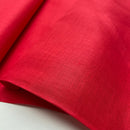 Emilio Leichter Leinen Webware Stoff uni rot