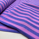 Dyed Baumwolle Stoff Streifen blau lila