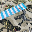 Swafing Tim Baumwolle Stoff Dinosaurier grün