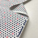 Westfalenstoffe Stoff Baumwolle Hamburg Herzen weiß