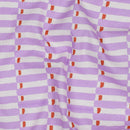 Handgefertigte Batik Baumwolle Muster flieder orange