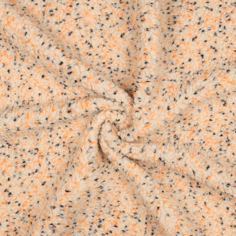 Teddy Tweed Stoff Jackenstoff orange
