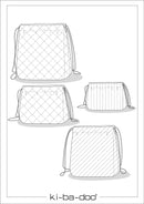 Papierschnittmuster Kibadoo Väska Beuteltasche