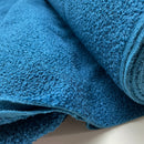 Teddy Boucle Stoff Jackenstoff mit Fleeceabseite petrol