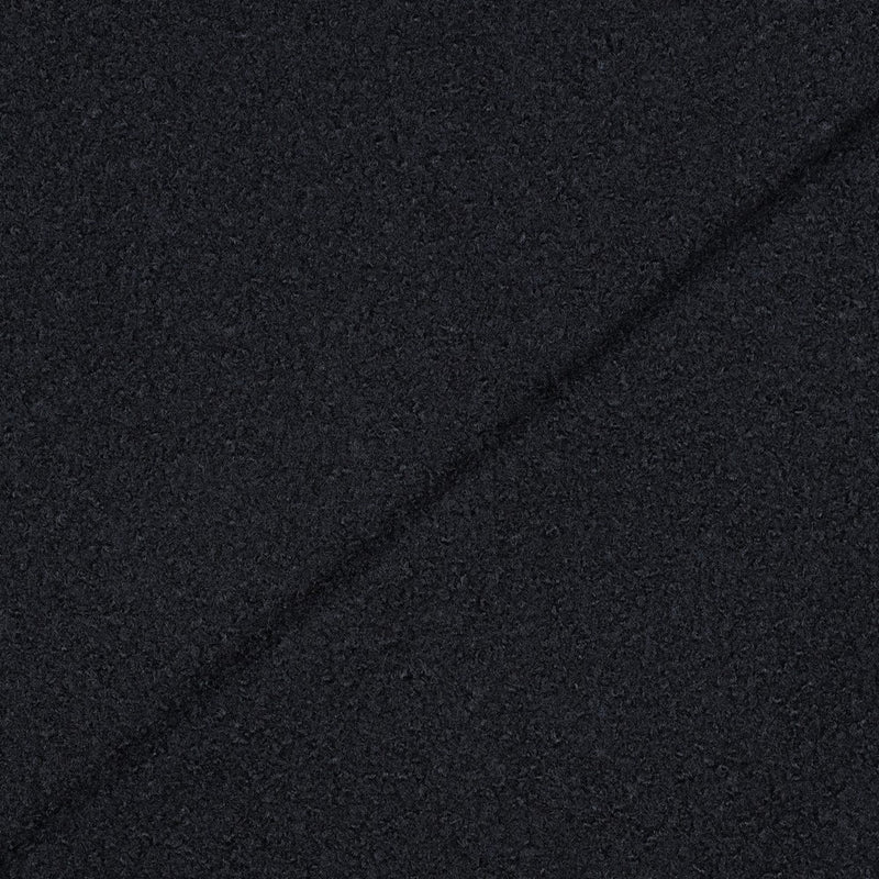Boucle Stoff Jackenstoff dunkelblau