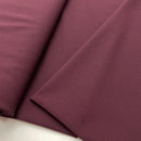 Toptex schwerer  Viskose Crepe Stoff mit Elastan bordeauxrot