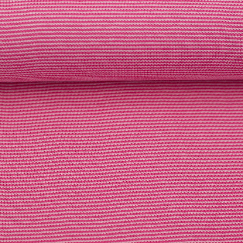 Swafing Stella Bündchen Schlauchware Streifen pink