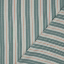 Musselin Double Gauze Baumwolle Streifen grün