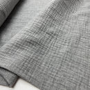 Musselin Double Gauze Baumwolle grau meliert