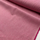 Canvas Baumwolle Stoff Streifen pink