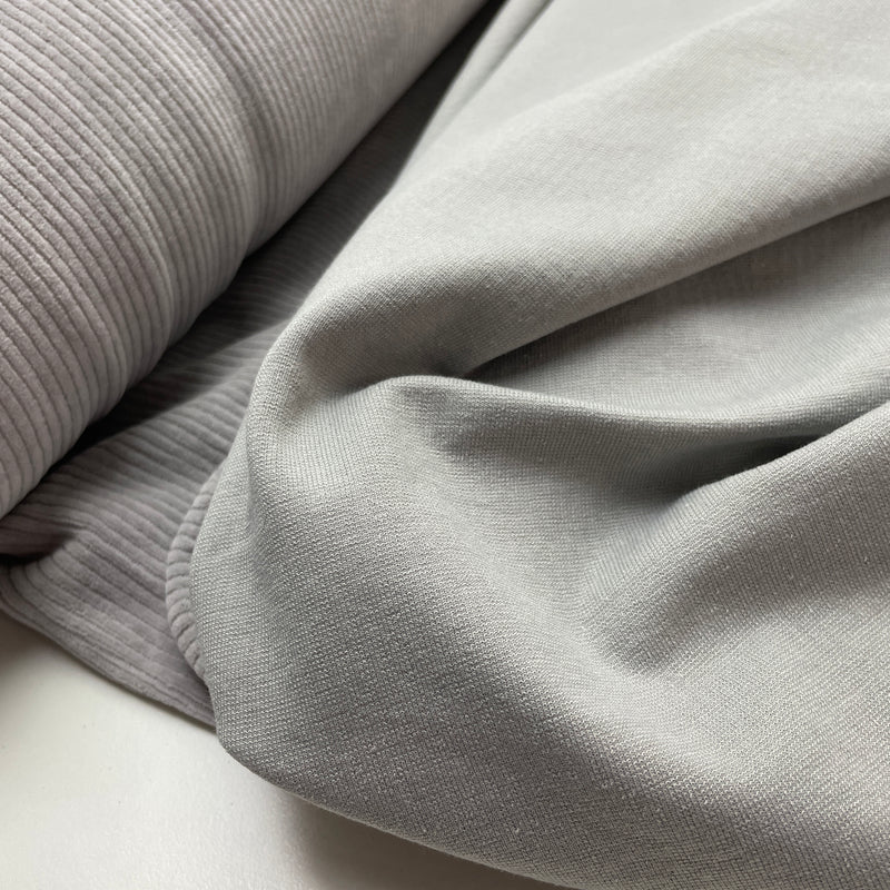 Swafing Juna Sweat Cord Stoff mit Elasthan silbergrau