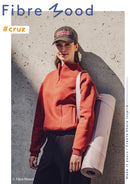 Fibre Mood Heavy Sweat Stoff uni dunkelorange