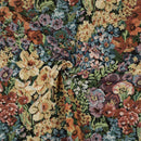 Gobelin Stoff Blumen Muster bunt