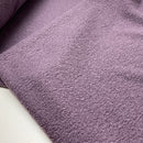 Teddy Boucle Stoff Jackenstoff mit Fleeceabseite lila
