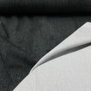 Swafing Denim French Terry Sweat Stoff schwarz