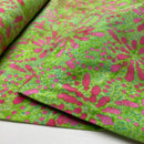 Handgefertigte Batik Baumwolle Muster grün