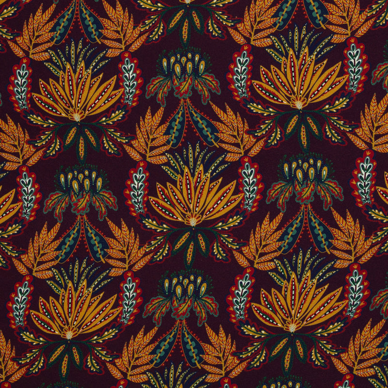 Viskose Stoff Indian Summer Ornament by Bienvenido Colorido