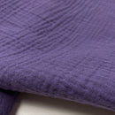 Musselin Stoff Double Gauze Baumwolle lila Swafing Jenke