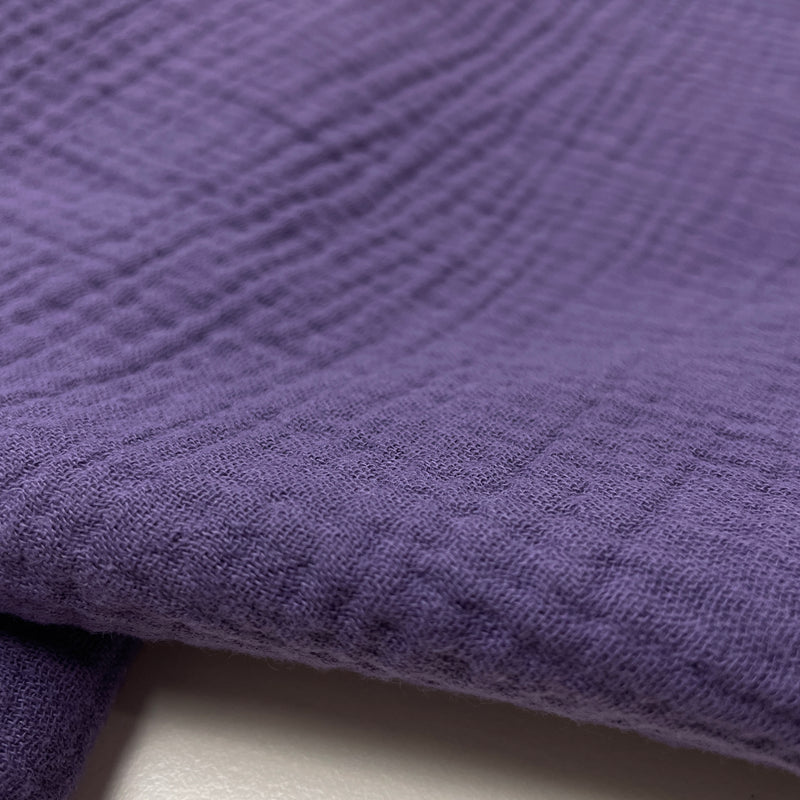 Musselin Stoff Double Gauze Baumwolle lila Swafing Jenke