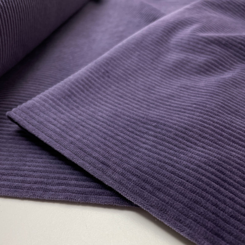 Kord Stoff mit Elastan lila