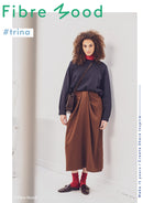 Fibre Mood Webware Lyocell Satin Stoff schimmernd braun