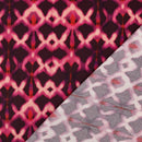 Viskose Ecovero Stoff Webware Batik Muster pink