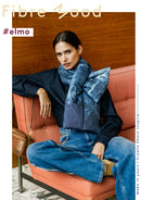 Fibre Mood Jacken Stepp Stoff Batik blau