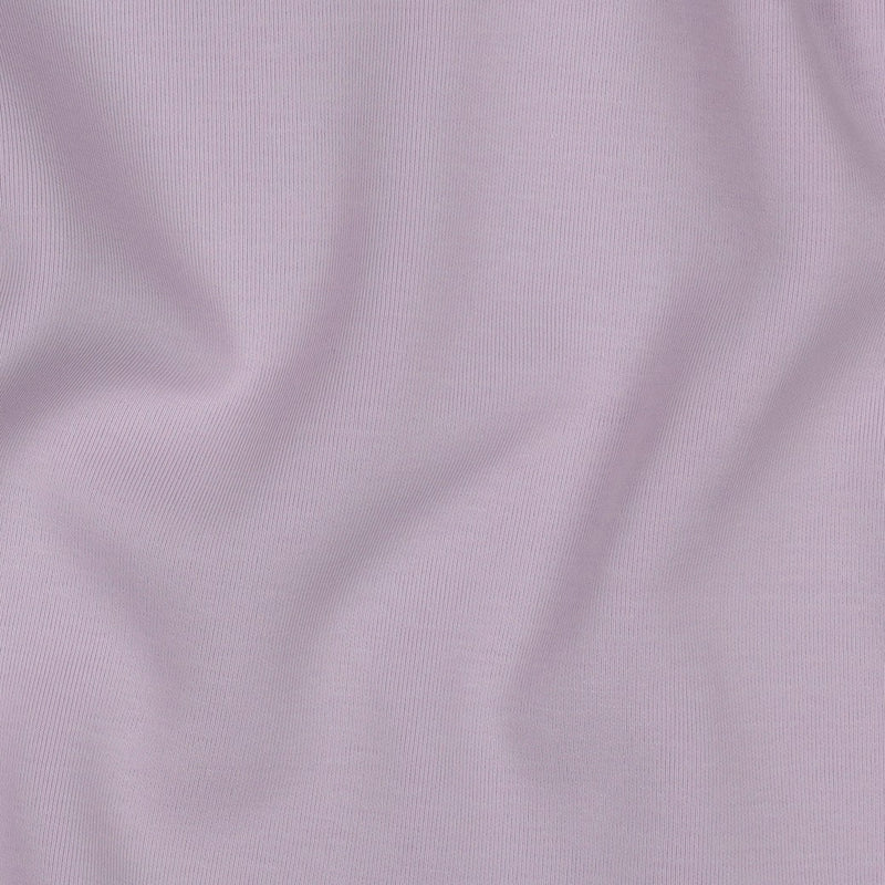 Cotton Interlock Jersey Stoff flieder