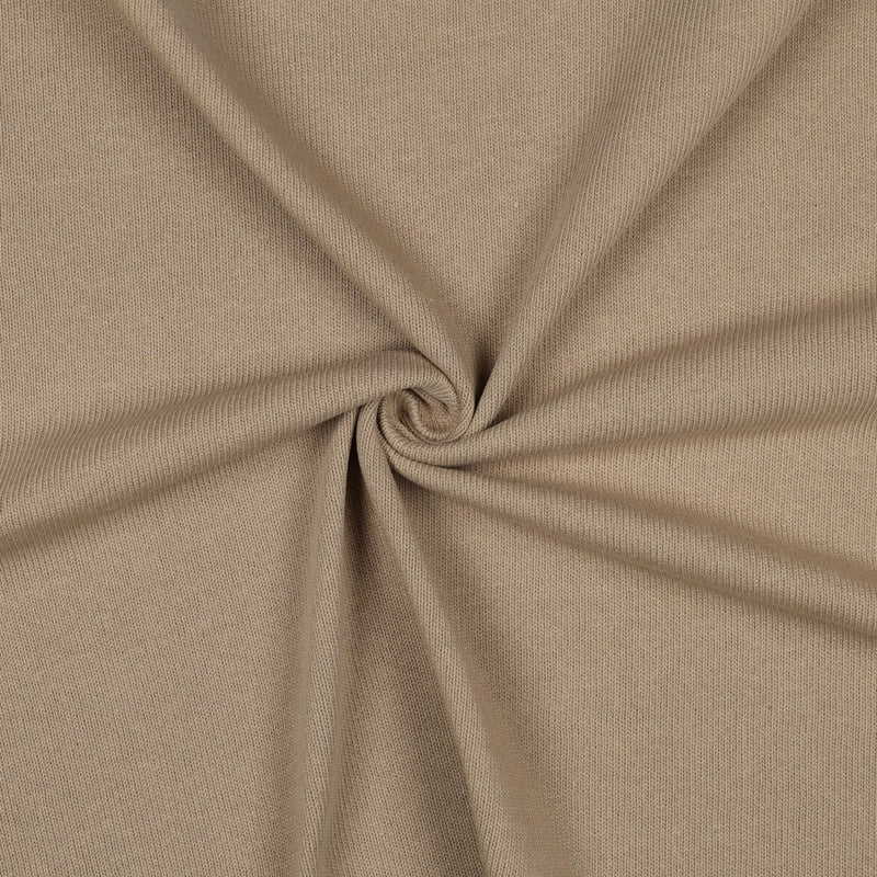 Baumwolle Strick Stoff beige