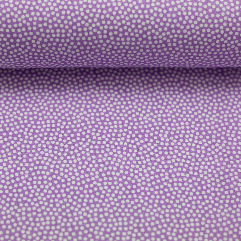 Baumwolle Stoff Punkte lila Swafing Dotty