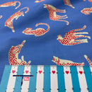 Mies & Moos Cotton Baumwolle Leopard blau