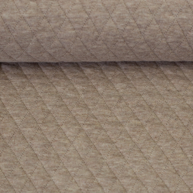 Swafing Anni Stepper Sweat Stoff uni melange beige