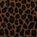 Swafing Theo Jersey Stoff Leo Animalprint braun