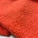 Teddy Stoff Jackenstoff mit Fleeceabseite hellorange