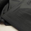 Sportjersey Stoff Funktionsjersey uni schwarz