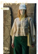 Fibre Mood Tencel Webware Stoff Jacquard crinkle hellgelb