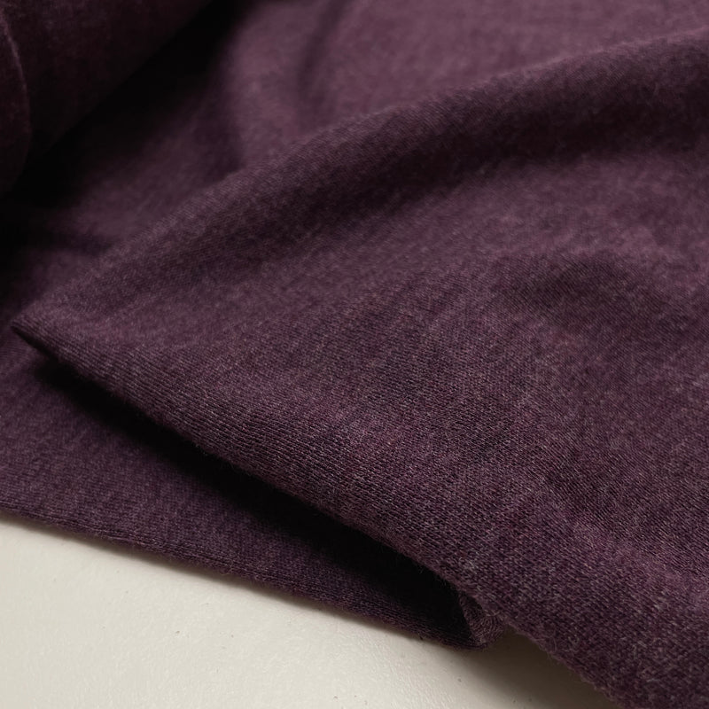 Swafing Merino Strick Stoff aubergine