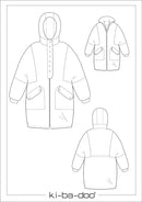 Papierschnittmuster Kibadoo Willa O-Shape Parka