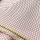 Westfalenstoffe Stoff Oxford Baumwolle kariert rosa