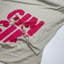 Gin Cin Jersey Panel Stoff beige pink